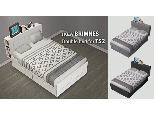 IKEA Brimnes bed Updated by pforestsims - The Sims 2 Custom Content