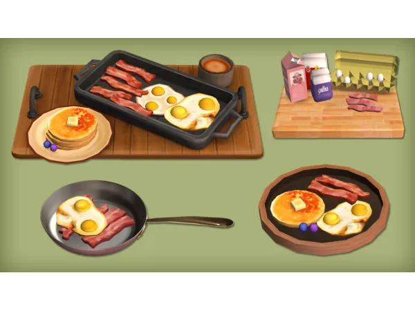 Lumberjack Breakfast for by jacky93sims - The Sims 2 Custom Content