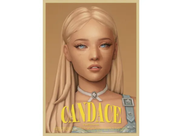 Maxis Match candace hair by dogsill - The Sims 4 Custom Content