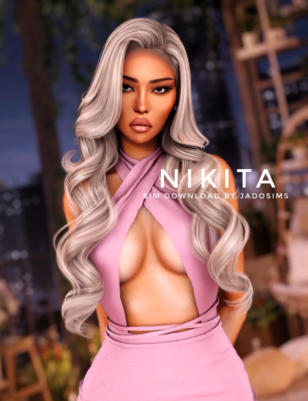 Alpha Nikita Dragun (Sim Download) by shopwithflynnn - The Sims 4 Custom Content