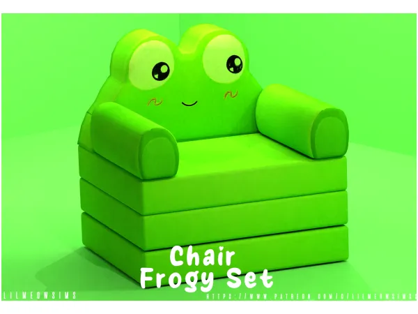 Alpha Frogy Set - The Sims 4 Custom Content