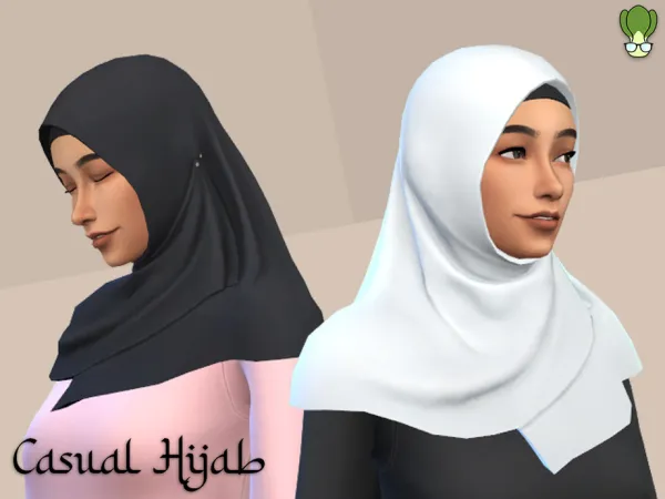Maxis Match Casual Hijab 3 by kapakijo - The Sims 4 Custom Content