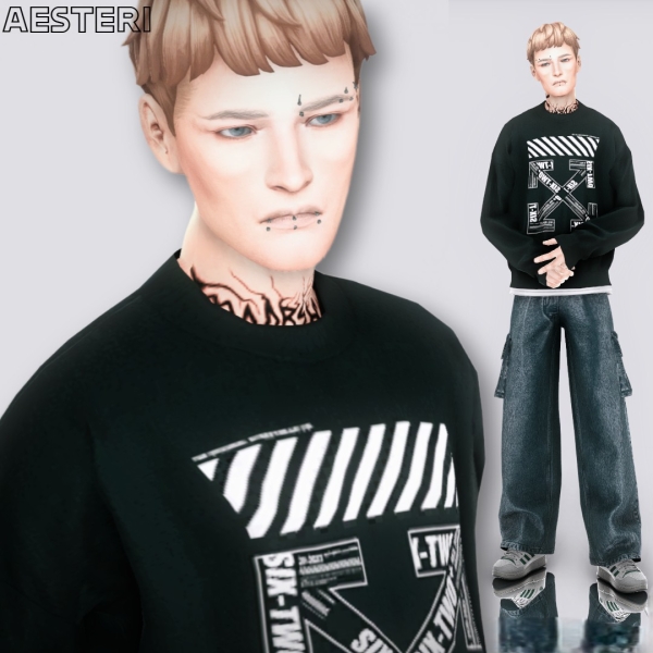 Mix Reynhold West by aesteri - The Sims 4 Custom Content