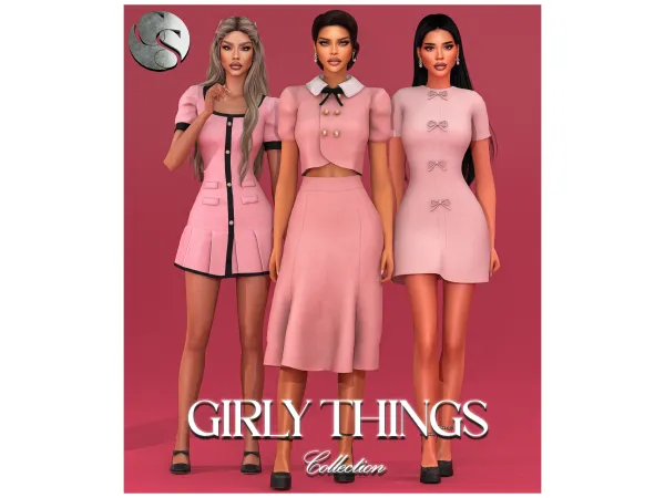 Alpha CAMUFLAJE Girly Things Big Collection - The Sims 4 Custom Content