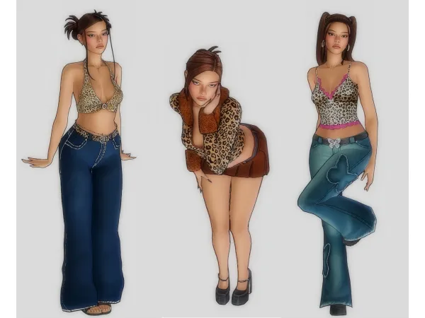 Maxis Match Y2K Vibes by s4sweethaven - The Sims 4 Custom Content