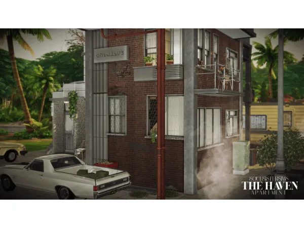 Alpha THE HAVEN APARTMENTS by soulsistersims - The Sims 4 Custom Content