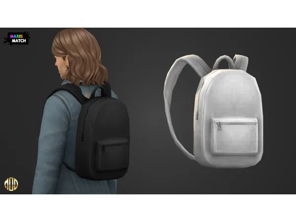 Maxis Match Harry Set Backpack by Modco Studios - The Sims 4 Custom Content