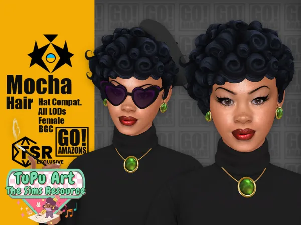 TuPu Art Collab - Mocha Hair by GoAmazons