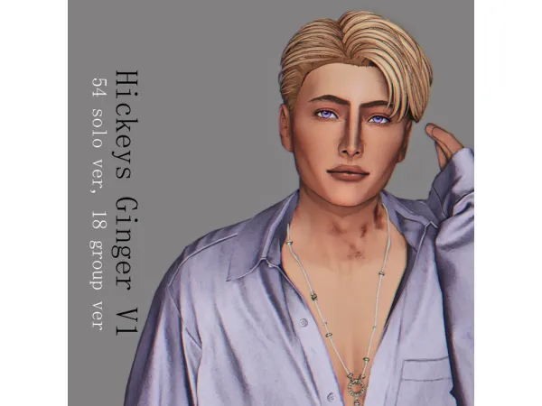 Mix Hickeys Ginger Version 1 by Jarride - The Sims 4 Custom Content