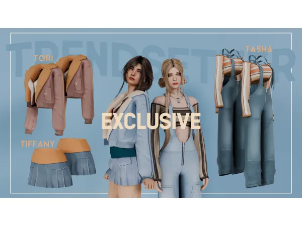 Maxis Match Exclusive Pieces (Trendsetter) by MissValentine - The Sims 4 Custom Content