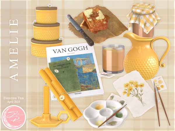 Alpha SolunaRae Amelie Set - The Sims 4 Custom Content