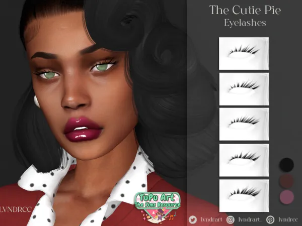(TuPu Art Collab) The Cutie Pie Eyelashes by LVNDRCC