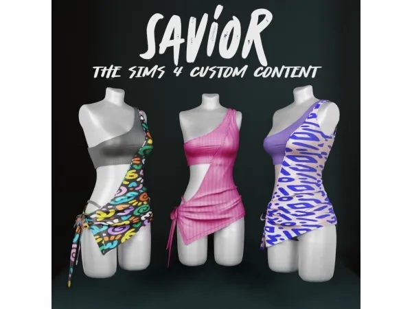 Alpha SO_Eloise Dress - The Sims 4 Custom Content