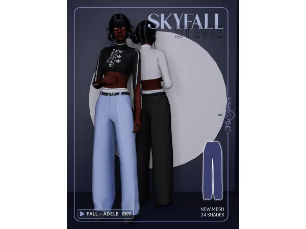 Maxis Match Stevie Pants by MissValentine - The Sims 4 Custom Content