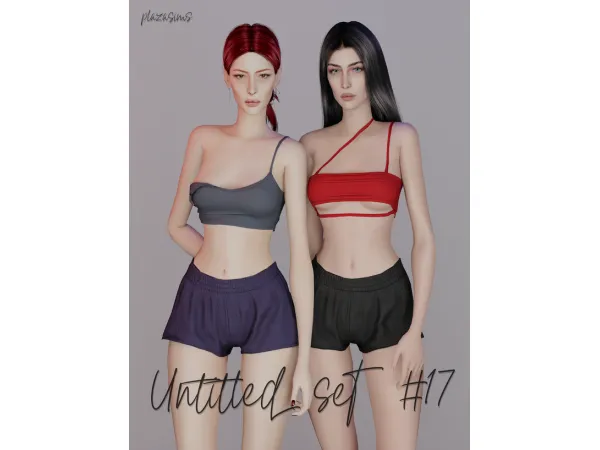 Alpha Untitled set 17 by plazasims - The Sims 4 Custom Content