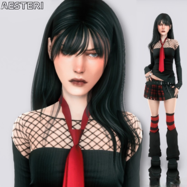 Alpha Luciana Sigrun by aesteri - The Sims 4 Custom Content