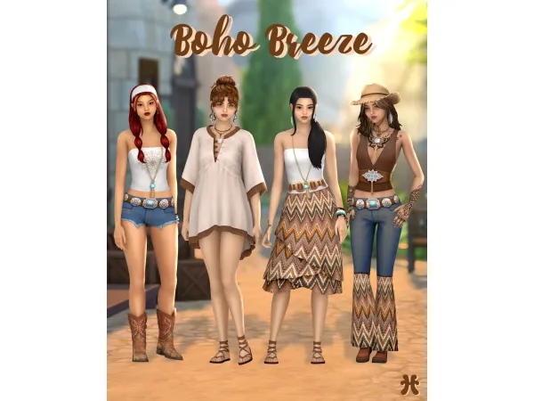 Maxis Match Boho Breeze by huien - The Sims 4 Custom Content