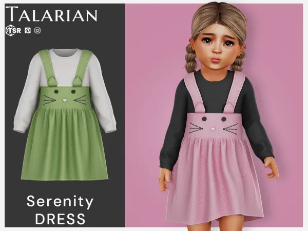 Alpha Serenity Dress by talarian - The Sims 4 Custom Content