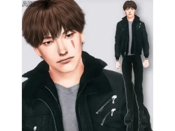 Alpha Agorou Kibou by Aesteri - The Sims 4 Custom Content