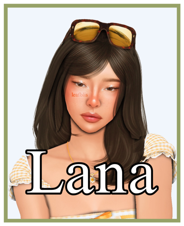 Alpha Lana by simsfinds - The Sims 4 Custom Content