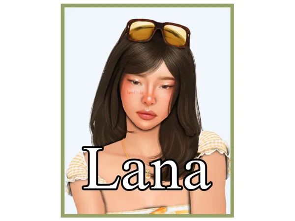Alpha Lana by leafblis - The Sims 4 Custom Content