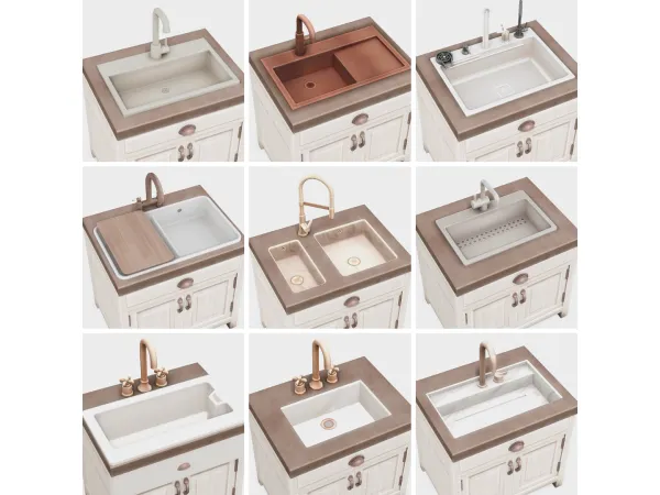 Maxis Match my favorite sinks sims 4 finds by boujeesimss - The Sims 4 Custom Content
