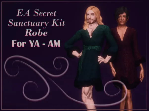 EA Secret Sanctuary Kit Robe AM by toadifylackoffantasy - The Sims 3 Custom Content