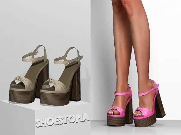 Alpha Shoestopia Daft High Heels - The Sims 4 Custom Content