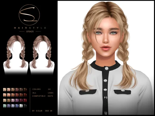 S-Club_070425_Double braids hairstyle