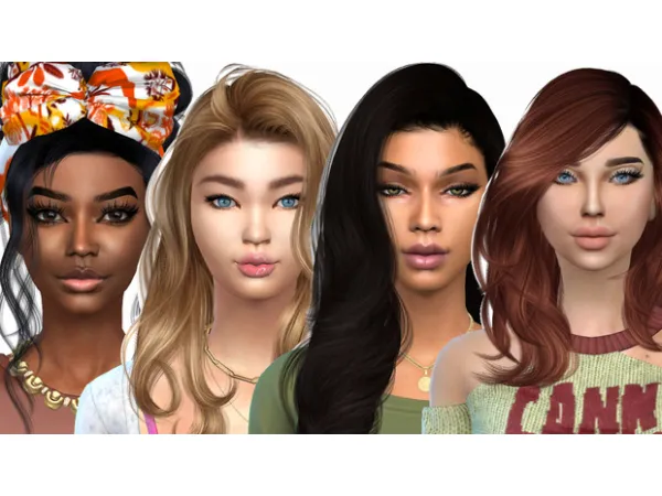 Alpha Female Sims Dump Folder by yolimi - The Sims 4 Custom Content