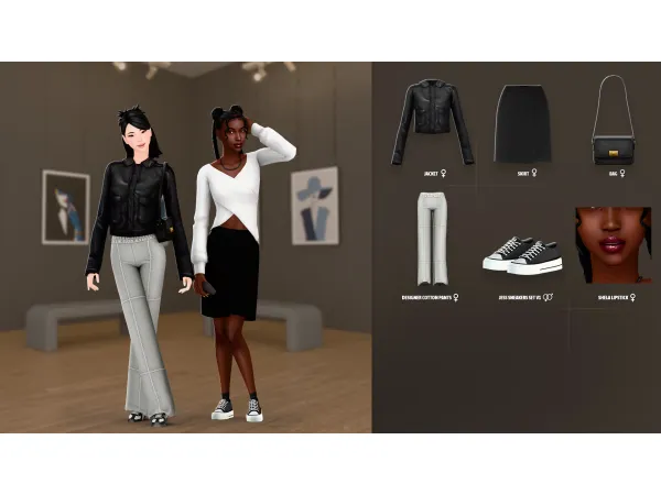 Maxis Match LEAH ModCo Studios - The Sims 4 Custom Content