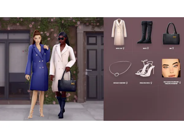 Maxis Match STEPHANIE SET ModCo Studios - The Sims 4 Custom Content