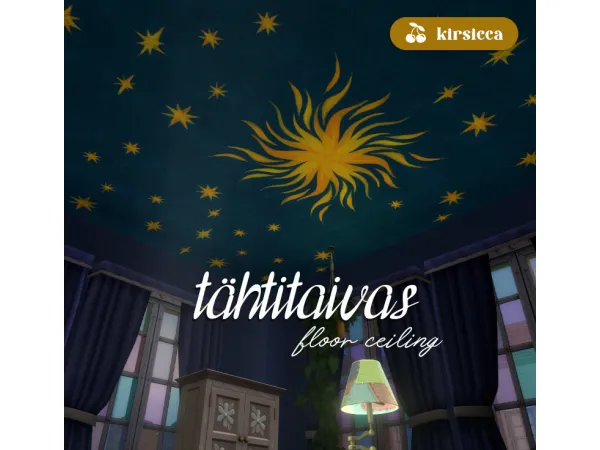 Mix tu00e4htitaivas floor ceiling by kirsicca - The Sims 4 Custom Content