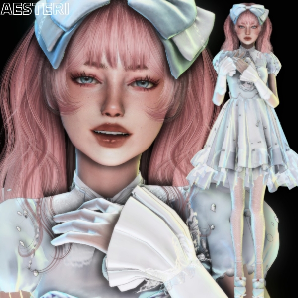 Alpha Lena Lown by aesteri - The Sims 4 Custom Content