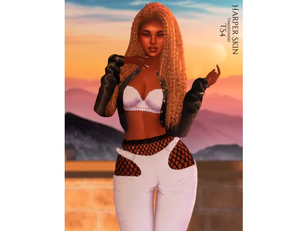 Maxis Match Harper Overlay by timmssimms - The Sims 4 Custom Content