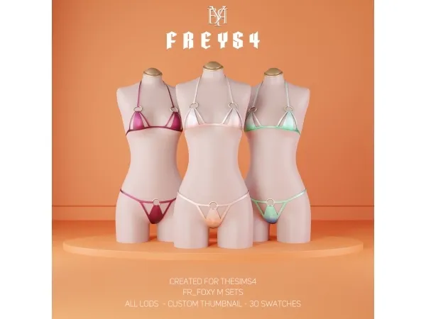 Alpha FR_Foxy M Sets - The Sims 4 Custom Content