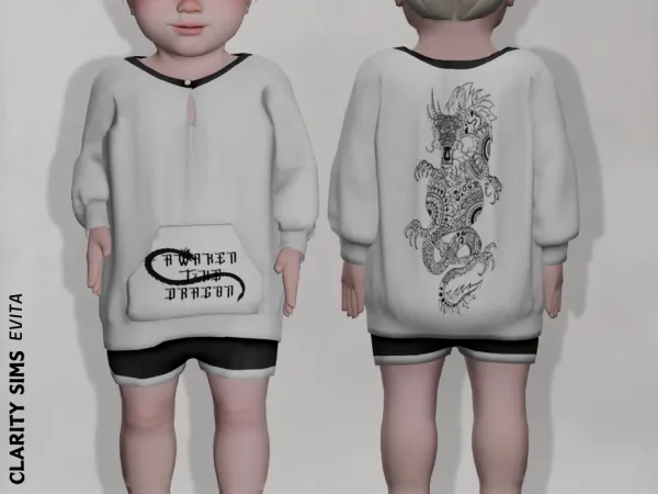 Mix Evita Outfit Infant - The Sims 4 Custom Content