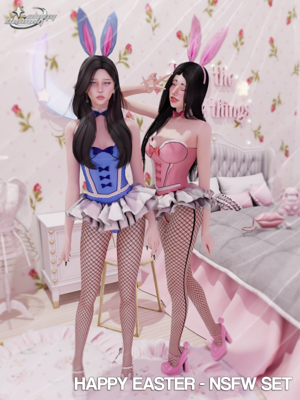 Alpha HAPPY EASTER NSFW SET by ohmybunnny2 - The Sims 4 Custom Content