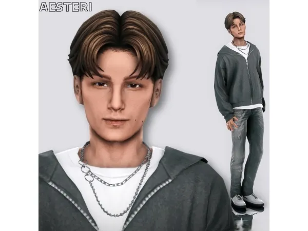 Mix Rey Giller by Aesteri - The Sims 4 Custom Content