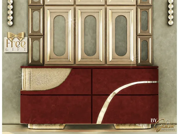 Alpha luxury console table - The Sims 4 Custom Content