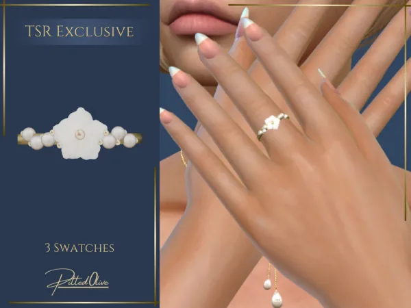 Maxis Match Keavey Ring by Pitted0live - The Sims 4 Custom Content