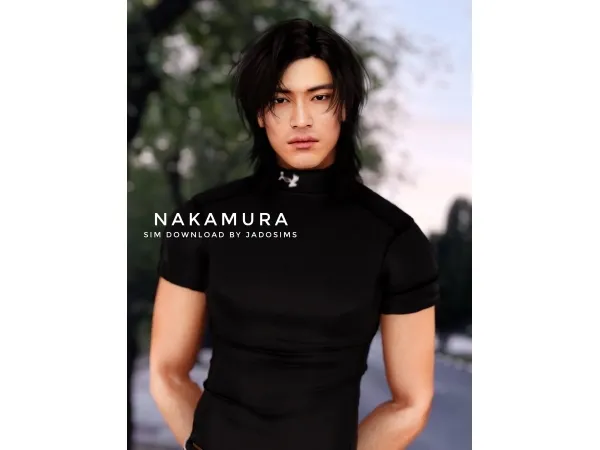 Alpha Nakamura u2661 (Sim Download) - The Sims 4 Custom Content