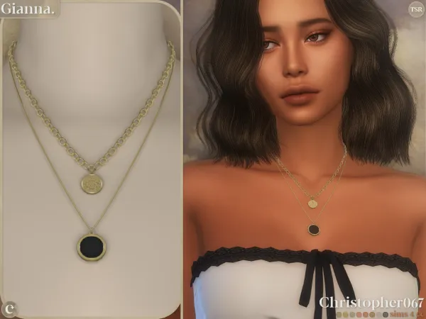 Mix Gianna Necklace Christopher067 - The Sims 4 Custom Content