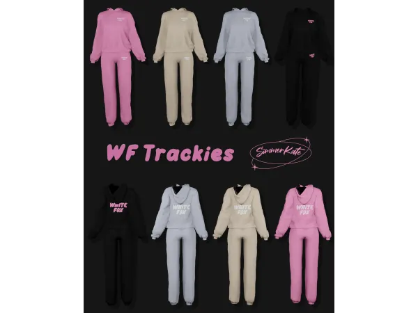Mix WhiteFox Trackies - The Sims 4 Custom Content
