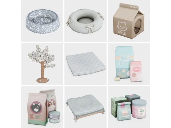 Maxis Match random pet items sims 4 finds by boujeesimss - The Sims 4 Custom Content