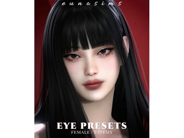 Mix Eye Preset 6 10 by eunosims - The Sims 4 Custom Content