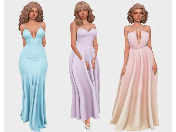 Maxis Match gorgeous gowns part 3 sims 4 lookbooks by boujeesimss - The Sims 4 Custom Content
