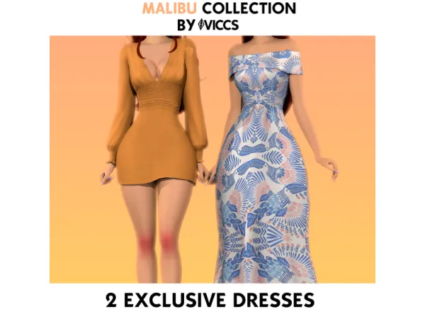 Maxis Match VICCS_MALIBU COLLECTION (TEEN ELDER) - The Sims 4 Custom Content