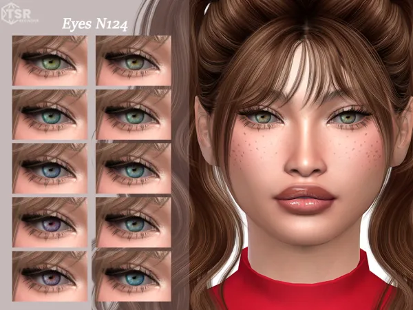 Alpha TSR Eyes N124 - The Sims 4 Custom Content