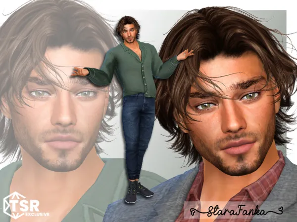 Alpha Jimmy Williams by Starafanka - The Sims 4 Custom Content